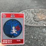 出前授業「水と生活」の津山市マンホールカード