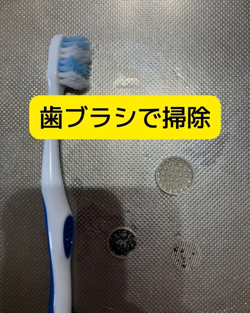 【水と生活】台所シャワーヘッドの汚れ。掃除をすると劇的に変わる!歯ブラシで掃除。