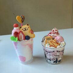 粘土教室デコパフェスイーツ