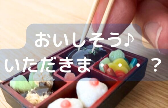 粘土で作ったお弁当！学童保育（放課後児童クラブ）や子ども会PTA公民館講座などに出前授業に伺います。今回は講師紹介。フェイクスイーツも人気。
