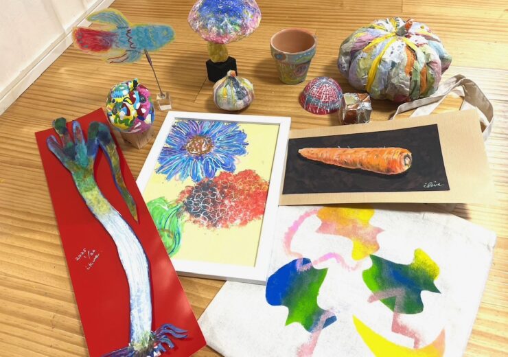 学童保育向け出前授業。絵画の先生