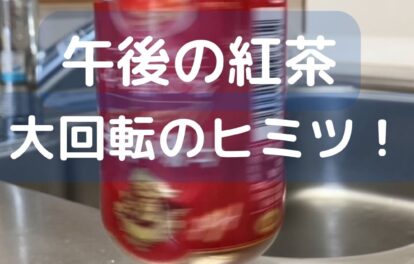 午後の紅茶の大回転のヒミツ。ペットボトルを使った簡単マジック。子どもも出来る。タネも仕掛けもない慣性の法則。